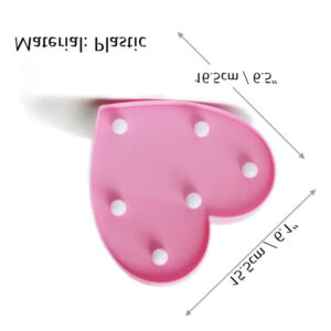 Love Heart Led Lamp Wedding Party Romantic Red Pink Night - Image 5