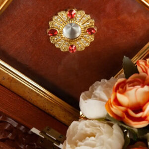 Ht Church Supplies Holy Relics Gemstone Decoration Religious Metal Craft - Image 4