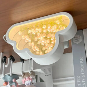 Handmade Diy Tulip Flower Sea Night Atmosphere Lamp Clouds Tulip - Image 7