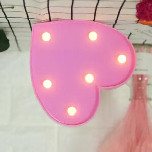 Love Heart Led Lamp Wedding Party Romantic Red Pink Night - Image 11