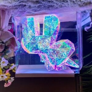 Gloeiende Teddybeer Led Kleurrijke Hertenlamp Fantasie Konijn Sfeer Geschenkdoos Feest - Image 6