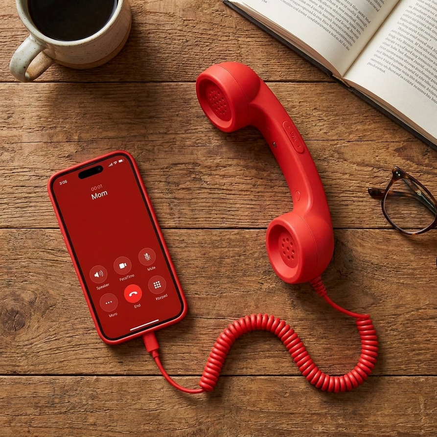 3.5mm Retro Telephone Phone Handset Receiver For Phones PC Telephone Receiver Handheld Phone Receiver Portable Classic Headphone