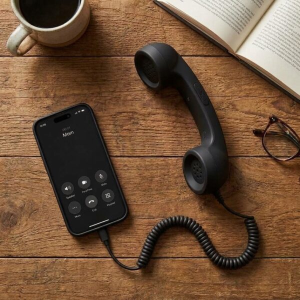 3.5mm Retro Telephone Phone Handset Receiver For Phones PC Telephone Receiver Handheld Phone Receiver Portable Classic Headphone