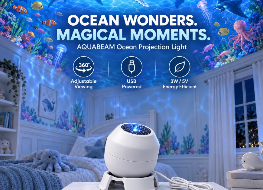 AquaBeam ocean projection night light