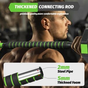 Adjustable Dumbbell Set 44 Lbs Converts to Barbell Kettlebell and Push Up Stands