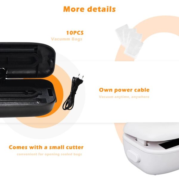 Automatic Food Vacuum Sealer Machine for Kitchen Food Preservation Electric Packaging System with 30cm Sealing Bar
