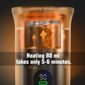 Denokin 3-in-1 Portable Espresso Machine for DG & NS Capsules and Ground Coffee, 20 Bar