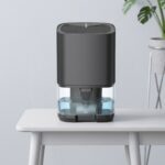 Quiet Portable Dehumidifier for Bedroom and Home 36W Small Electric Moisture Absorber Machine Air Dryer for Office and Kitchen