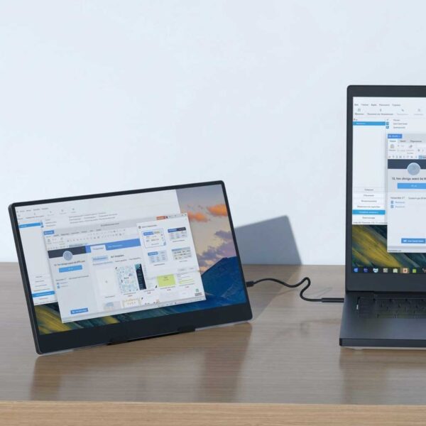 Slim 14 Inch USB C Portable Monitor for Laptop with Built-in Speakers and 60Hz Screen for Work and Gaming Slim 14 Inch USB C Portable Monitor for Laptop with Built-in Speakers and 60Hz Screen for Work and Gaming