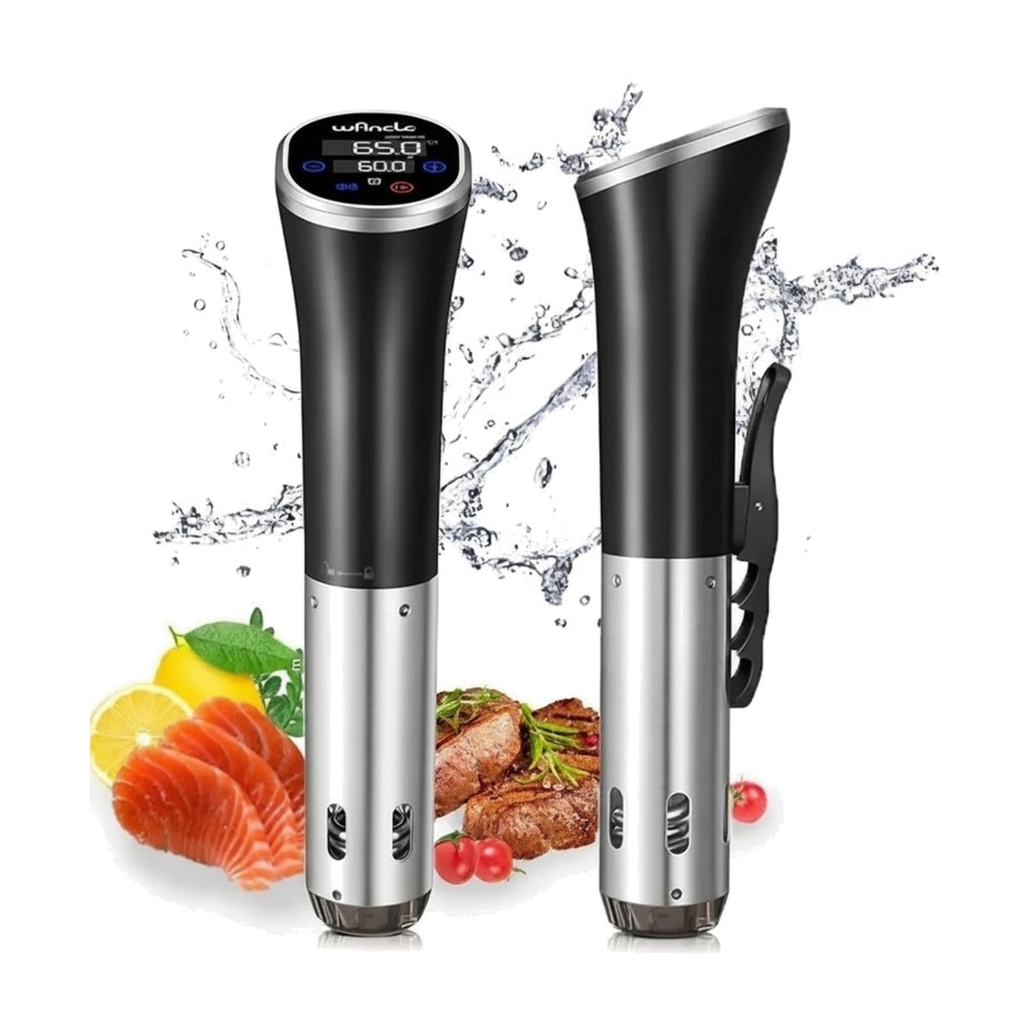 Wancle 1100W Sous Vide Cooker Immersion Circulator with Digital Touch Display