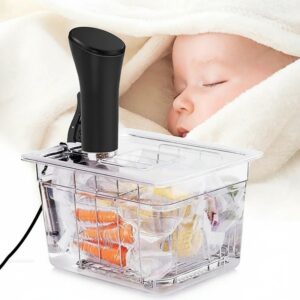 Wancle 1100W Sous Vide Cooker Immersion Circulator with Digital Touch Display